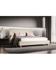 Lit SLIM  avec sommier intégré  Minimalisme raffiné & confort intégré