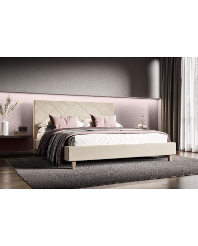 Lit SLIM  avec sommier intégré  Minimalisme raffiné & confort intégré