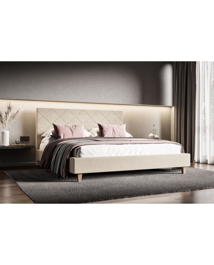 Lit SLIM  avec sommier intégré  Minimalisme raffiné & confort intégré