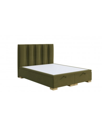 Lit  à sommier ouvrant intégré - Choix de tissus BELLA – Design Raffiné & Rangement Intégré