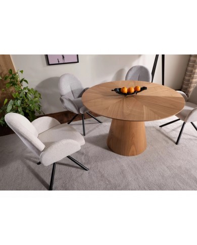Table ronde Design 120x120 cm Los Angeles