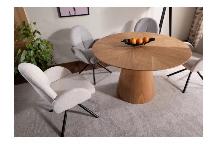 Table ronde Design 120x120 cm Los Angeles