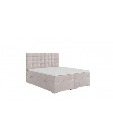 LIT BOXSPRING CLAUDIA – Élégance capitonnée & confort tout-en-un