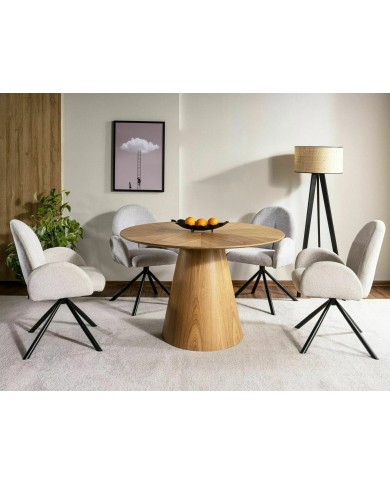 Table ronde Design 120x120 cm Los Angeles