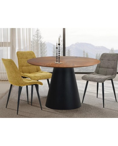 Table ronde Design 120x120 cm Los Angeles