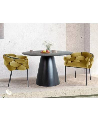 Table ronde Design 120x120 cm Los Angeles
