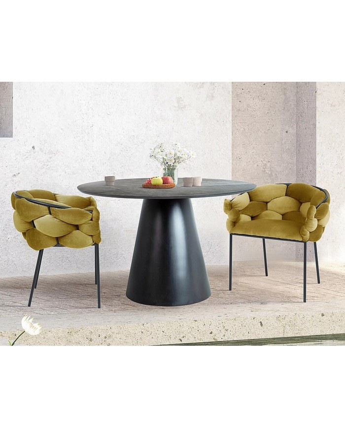 Table ronde Design 120x120 cm Los Angeles