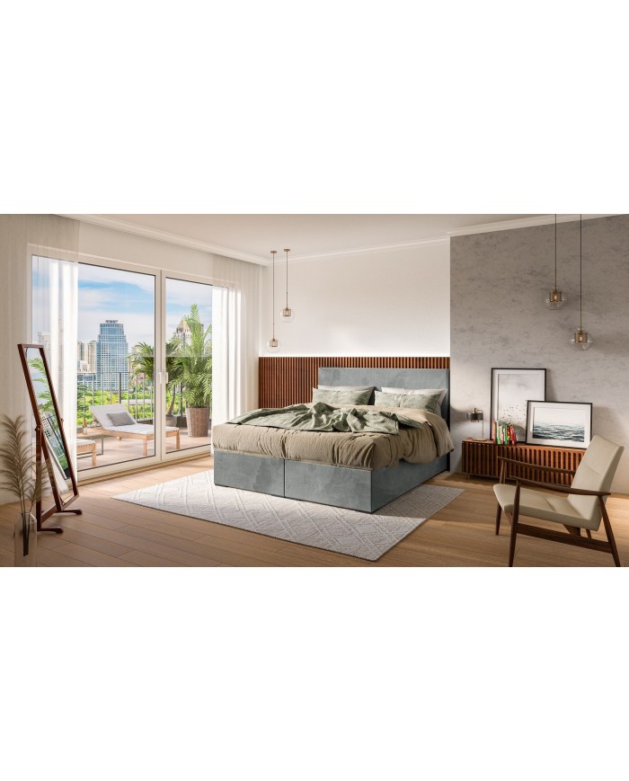 OFFRE SPÉCIALE EXCEPTIONNELLE – LIT BOXSPRING 140 x 200 LEMON Le luxe au prix juste, pendant une durée limitée !