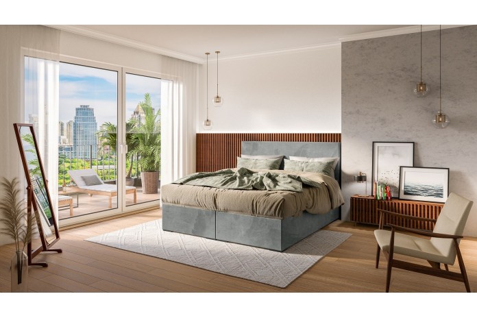 OFFRE SPÉCIALE EXCEPTIONNELLE – LIT BOXSPRING 140 x 200 LEMON Le luxe au prix juste, pendant une durée limitée !
