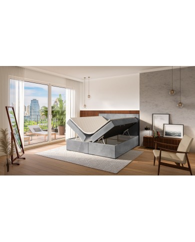 OFFRE SPÉCIALE EXCEPTIONNELLE – LIT BOXSPRING 140 x 200 LEMON Le luxe au prix juste, pendant une durée limitée !