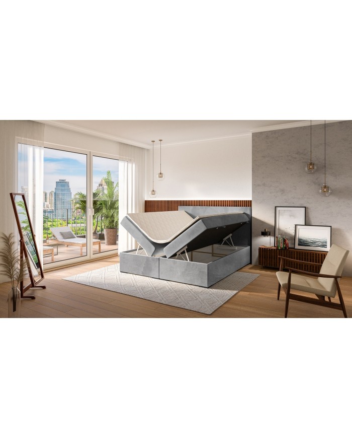 OFFRE SPÉCIALE EXCEPTIONNELLE – LIT BOXSPRING 140 x 200 LEMON Le luxe au prix juste, pendant une durée limitée !