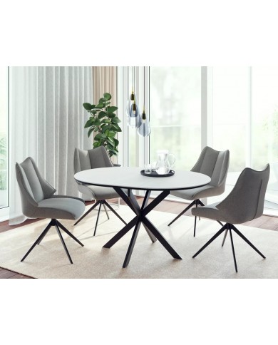 Table Extensible Ronde Céramique & Métal  Gastin – Offre spéciale limitée