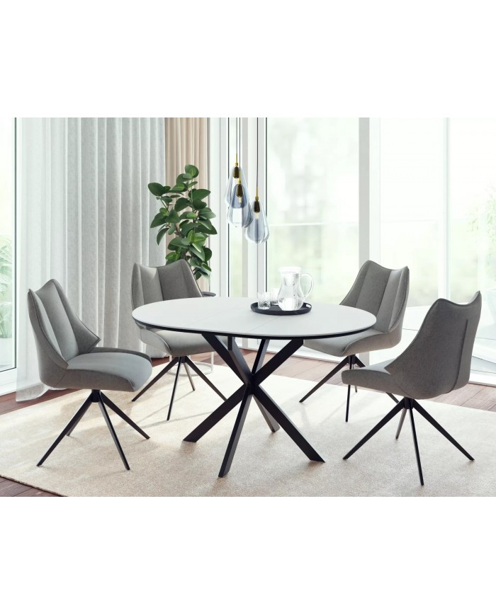 Table Extensible Ronde Céramique & Métal  Gastin – Offre spéciale limitée
