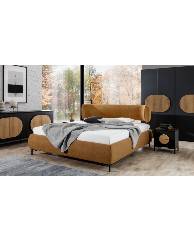 Table de Chevet 2 tiroirs Novilla - Design Loft Moderne