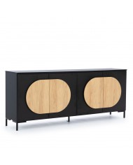 Commode Novilla 4 Portes – Grand Format, Design Sculptural