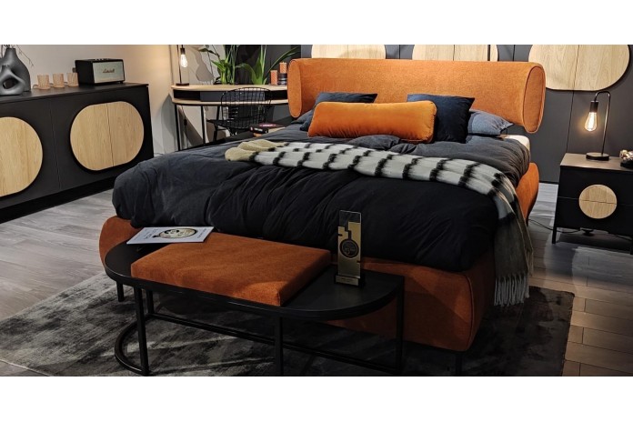 Chambre Complète Novilla – Élégance Italienne & Design Sculptural