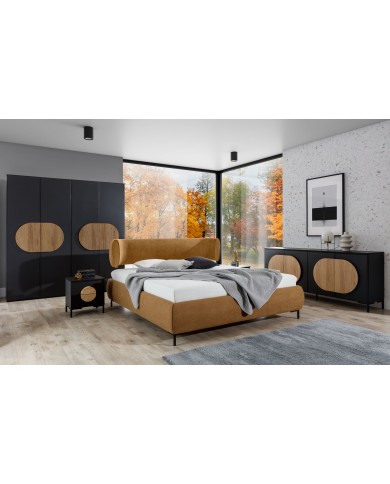 Chambre Complète Novilla – Élégance Italienne & Design Sculptural