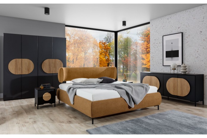 Chambre Complète Novilla – Élégance Italienne & Design Sculptural