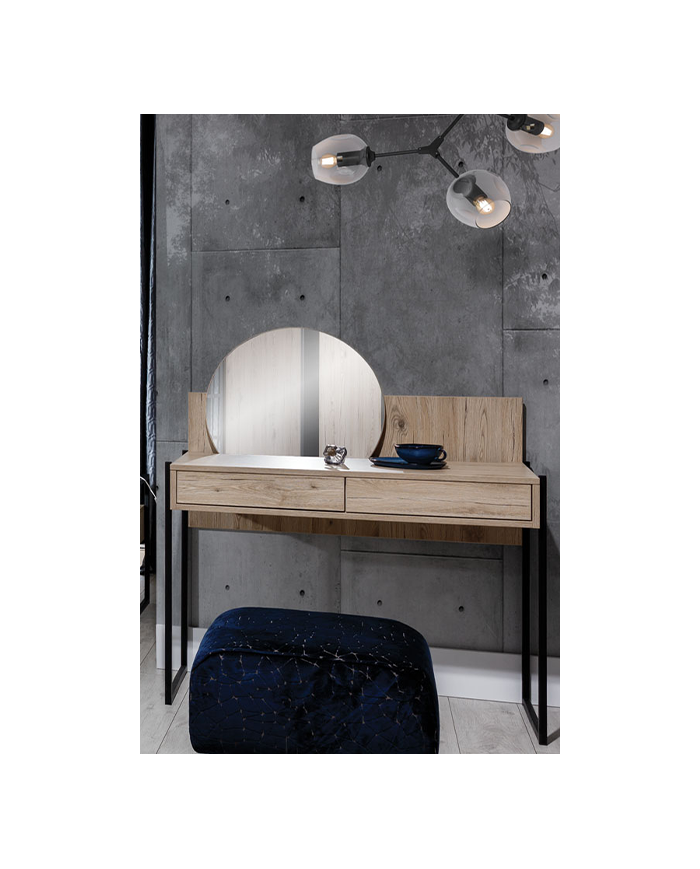 Coiffeuse Loft – Élégance Industrielle & Fonctionnalité Astucieuse