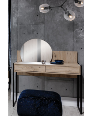 Coiffeuse Loft – Élégance Industrielle & Fonctionnalité Astucieuse