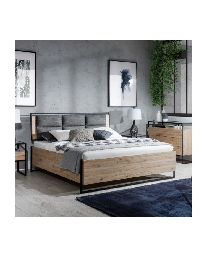 Lit Loft – Design Industriel & Confort Haut de Gamme
