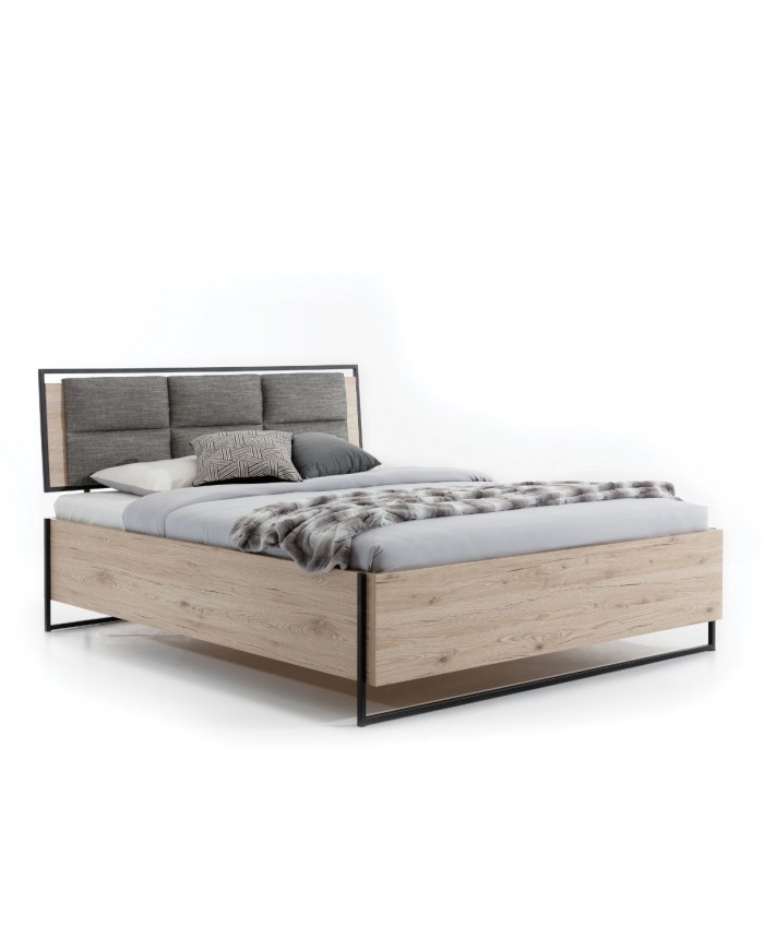 Lit Loft – Design Industriel & Confort Haut de Gamme