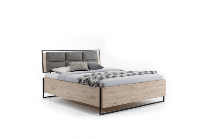 Lit Loft – Design Industriel & Confort Haut de Gamme