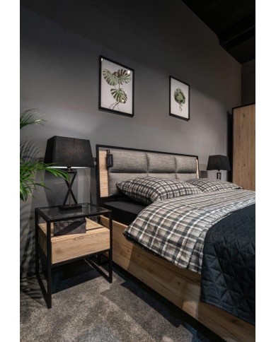 Lit Loft – Design Industriel & Confort Haut de Gamme