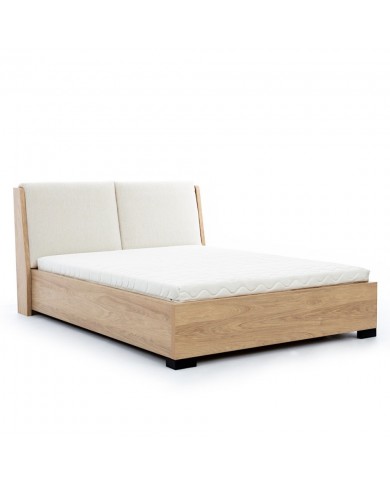 Lit Modella – Élégance Naturelle & Confort Raffiné - 3 tissus au choix - sommier compris