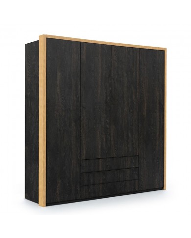 Armoire Modella 4 Portes – Design Audacieux & Rangement grands tiroirs  XXL
