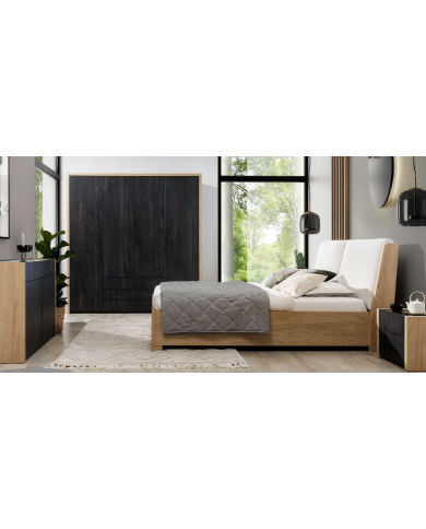 Armoire Modella 4 Portes – Design Audacieux & Rangement grands tiroirs  XXL