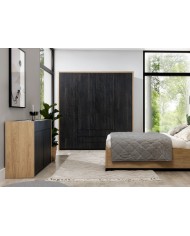 Commode Modella – 2 portes - 2 tiroirs  sans poignées système push and pull