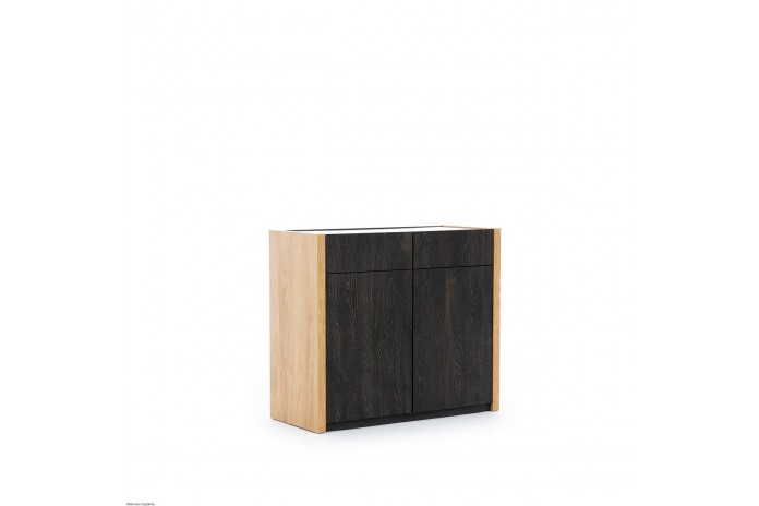 Commode Modella – 2 portes - 2 tiroirs  sans poignées système push and pull