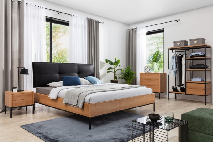 Lit mezzanine Collection Loft Karmel  Design moderne  Rangement pratique  Confort premium
