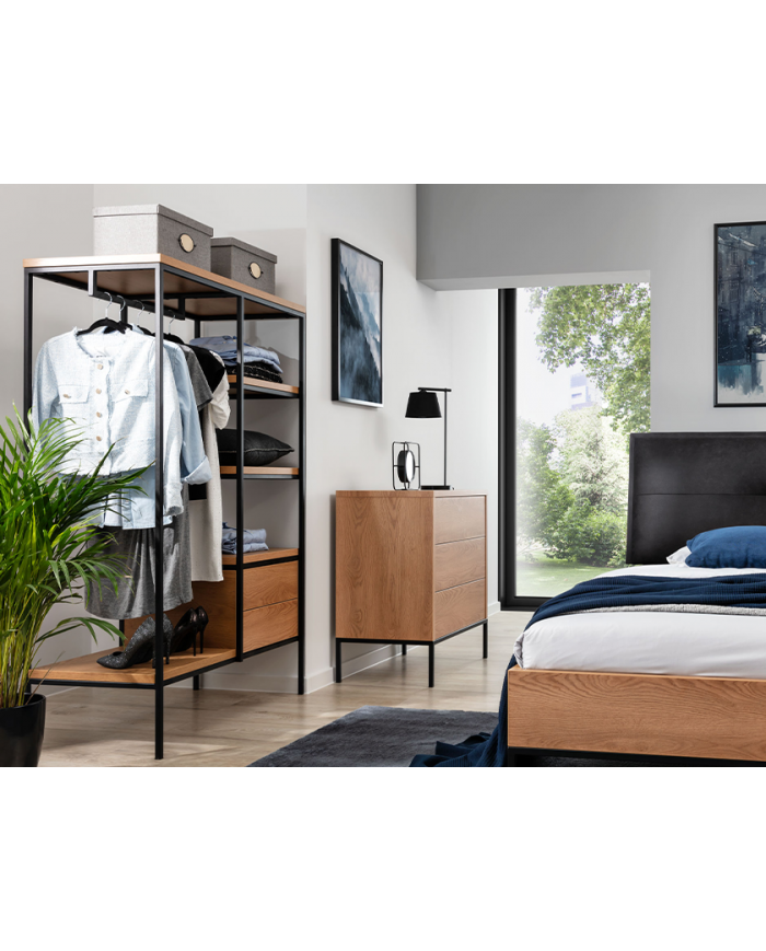 Lit mezzanine Collection Loft Karmel  Design moderne  Rangement pratique  Confort premium