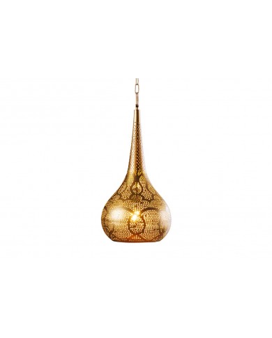 Lampe suspendue métal doré fait main Ø50 cm ORIENTAL LIVING