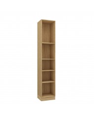 Bibliothèque ouverte avec 5 étagères 45 cm chêne huilé Ambiance