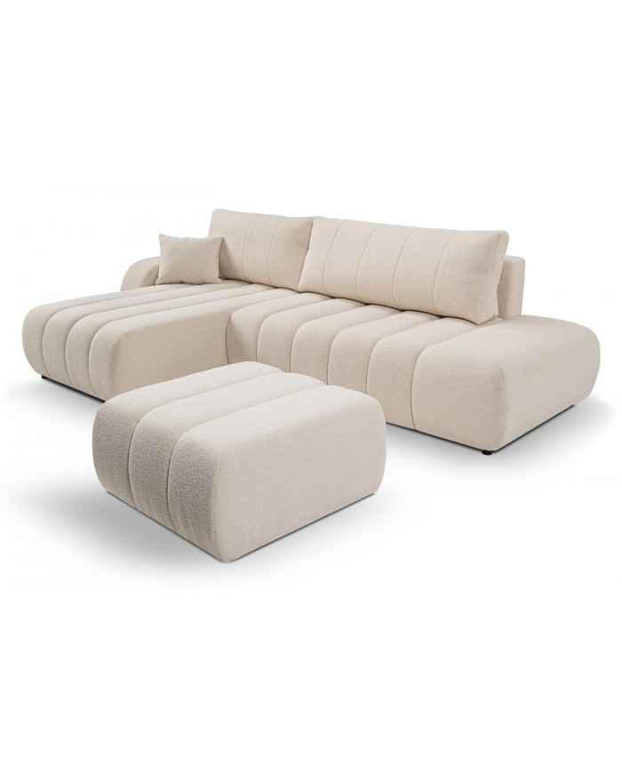 CANAPÉ D’ANGLE  CONVERTIBLE BALOO À PRIX CHOC ! REMISE IMMEDIATE DE 25%