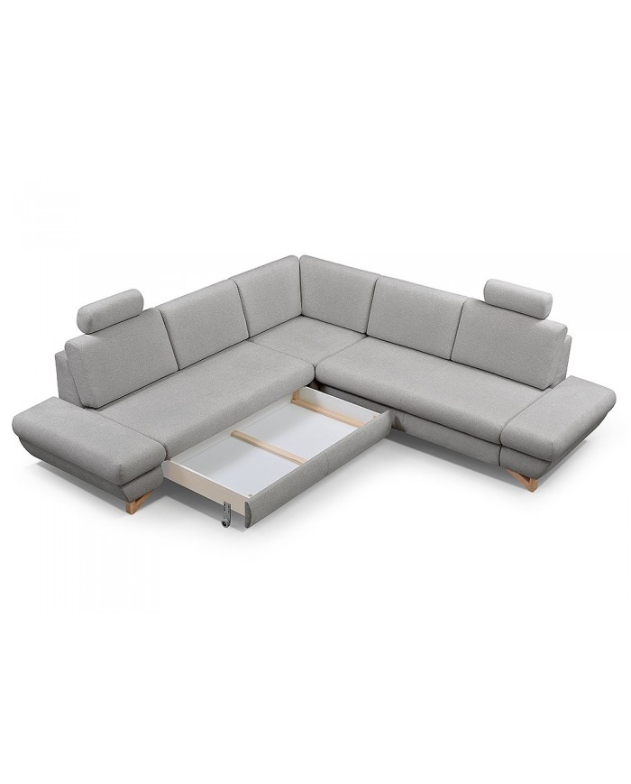 Canapé d’angle EVITA III couchage intégré – Design audacieux, confort absolu, PRIX CHOC AVEC LIVRAISON INCLUSE