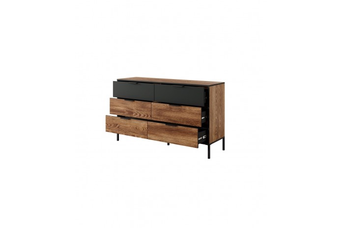 Commode 6 tiroirs 138 cm MILTON