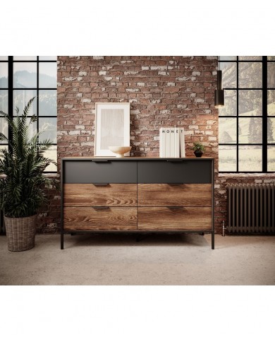 Commode 6 tiroirs 138 cm MILTON