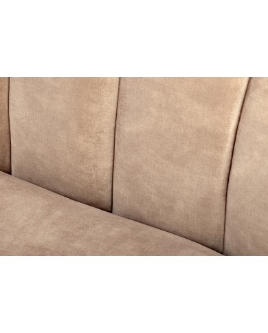 Canapé ELLIPSE – Sable  200 cm | Design Courbé & Confort Haut de Gamme  Élégance sculpturale & douceur luxueuse
