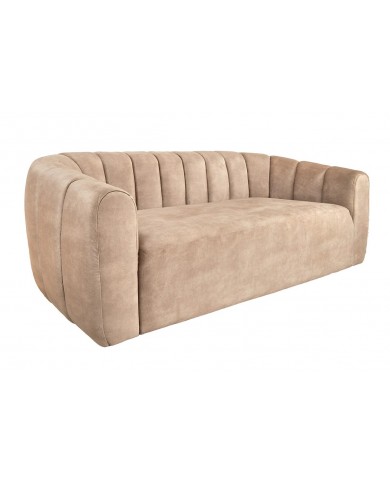 Canapé ELLIPSE – Sable  200 cm | Design Courbé & Confort Haut de Gamme  Élégance sculpturale & douceur luxueuse