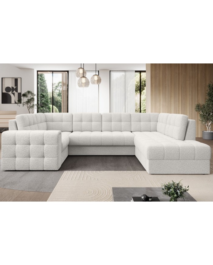 Canapé d’angle CONVERTIBLE + COFFRE GIGANTO – Le haut de gamme géant & malin à prix canon