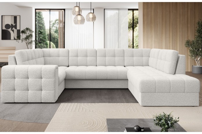Canapé d’angle CONVERTIBLE + COFFRE GIGANTO – Le haut de gamme géant & malin à prix canon