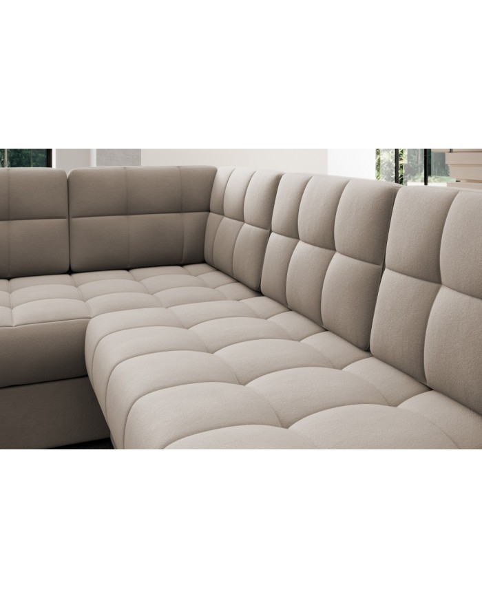 Canapé d’angle CONVERTIBLE + COFFRE GIGANTO – Le haut de gamme géant & malin à prix canon