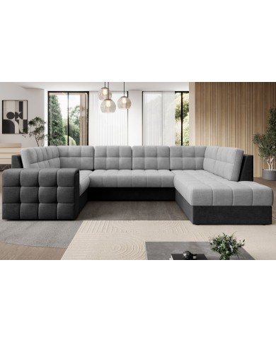 Canapé d’angle CONVERTIBLE + COFFRE GIGANTO – Le haut de gamme géant & malin à prix canon