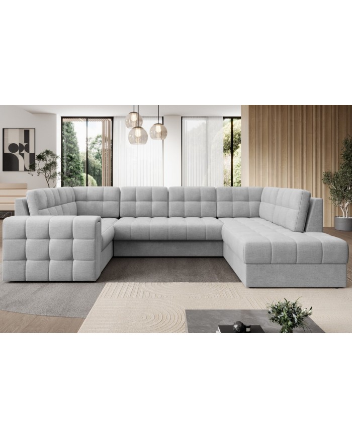 Canapé d’angle CONVERTIBLE + COFFRE GIGANTO – Le haut de gamme géant & malin à prix canon