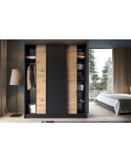 🖤 URBANO – L’Armoire contemporaine grand format Design bicolore. Rangement intelligent. Élégance brute.
