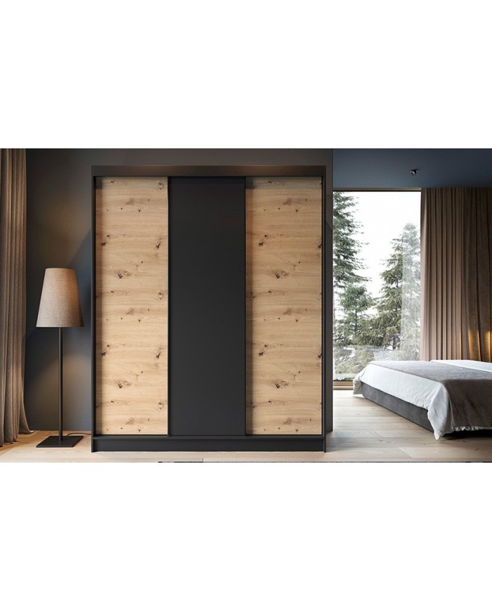 🖤 URBANO – L’Armoire contemporaine grand format Design bicolore. Rangement intelligent. Élégance brute.
